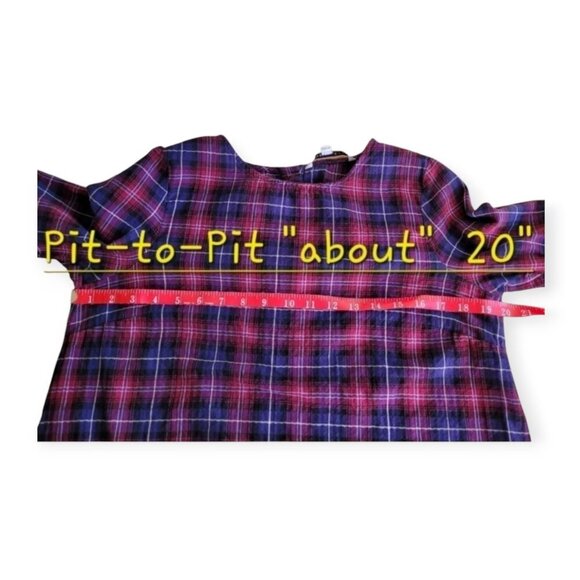 HATCH Navy Berry Plaid Maternity Blouse Boho Comfy Size M - Picture 5 of 7